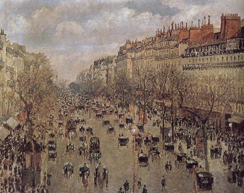 Camille Pissarro street oil painting image